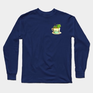 T-rex in a Tea Cup Long Sleeve T-Shirt